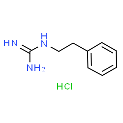 ChemSpider 2D Image | 1-(2-Phenylethyl)guanidine hydrochloride (1:1) | C9H14ClN3