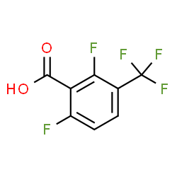 ChemSpider 2D Image | 2,6-Difluoro-3-(trifluoromethyl)benzoic acid | C8H3F5O2