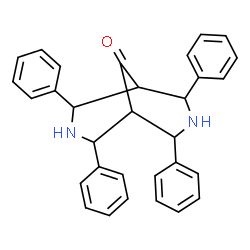 ChemSpider 2D Image | 2,4,6,8-Tetraphenyl-9-bispidone | C31H28N2O