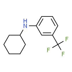 ChemSpider 2D Image | N-Cyclohexyl-3-(trifluoromethyl)aniline | C13H16F3N