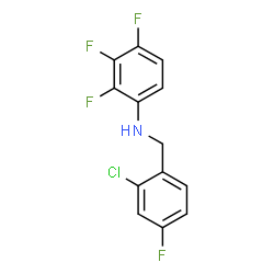 ChemSpider 2D Image | N-(2-Chloro-4-fluorobenzyl)-2,3,4-trifluoroaniline | C13H8ClF4N