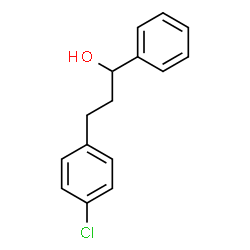ChemSpider 2D Image | 3-(4-Chlorophenyl)-1-phenyl-1-propanol | C15H15ClO