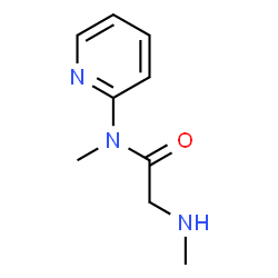 ChemSpider 2D Image | N,N~2~-Dimethyl-N-2-pyridinylglycinamide | C9H13N3O