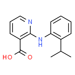 ChemSpider 2D Image | 2-(2-isopropylanilino)pyridine-3-carboxylic acid | C15H16N2O2