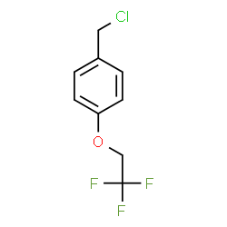 ChemSpider 2D Image | 1-(Chloromethyl)-4-(2,2,2-trifluoroethoxy)benzene | C9H8ClF3O