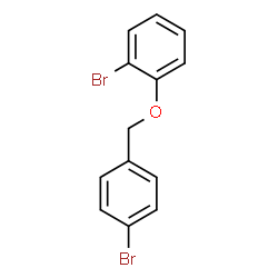ChemSpider 2D Image | 1-Bromo-2-[(4-bromobenzyl)oxy]benzene | C13H10Br2O