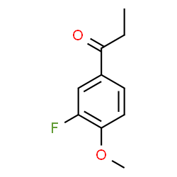 ChemSpider 2D Image | 3'-Fluoro-4'-methoxypropiophenone | C10H11FO2