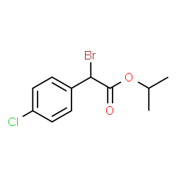 ChemSpider 2D Image | Isopropyl bromo(4-chlorophenyl)acetate | C11H12BrClO2