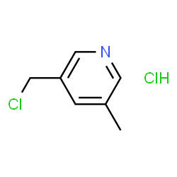 ChemSpider 2D Image | 3-(chloromethyl)-5-methylpyridine hydrochloride | C7H9Cl2N