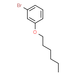 ChemSpider 2D Image | 1-Bromo-3-(hexyloxy)benzene | C12H17BrO