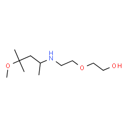 ChemSpider 2D Image | 2-{2-[(4-Methoxy-4-methyl-2-pentanyl)amino]ethoxy}ethanol | C11H25NO3