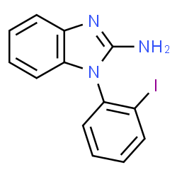 ChemSpider 2D Image | 1-(2-Iodophenyl)-1H-benzimidazol-2-amine | C13H10IN3