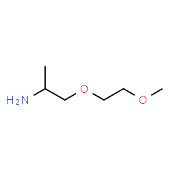 ChemSpider 2D Image | 1-(2-Methoxyethoxy)-2-propanamine | C6H15NO2