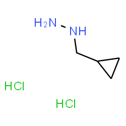 ChemSpider 2D Image | (Cyclopropylmethyl)hydrazine dihydrochloride | C4H12Cl2N2