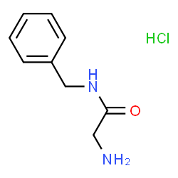 ChemSpider 2D Image | N-Benzylglycinamide hydrochloride (1:1) | C9H13ClN2O