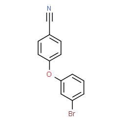ChemSpider 2D Image | 4-(3-Bromophenoxy)benzonitrile | C13H8BrNO
