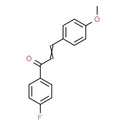 ChemSpider 2D Image | 4'-Fluoro-4-methoxychalcone | C16H13FO2