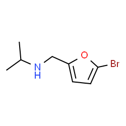 ChemSpider 2D Image | N-[(5-Bromo-2-furyl)methyl]-2-propanamine | C8H12BrNO