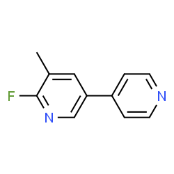 ChemSpider 2D Image | 6-Fluoro-5-methyl-3,4'-bipyridine | C11H9FN2