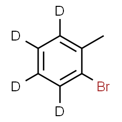 ChemSpider 2D Image | 2-Bromotoluene-3,4,5,6-d4 | C7H3D4Br