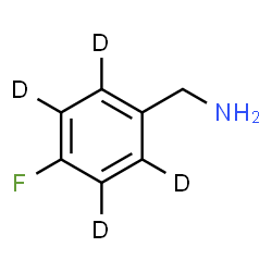 ChemSpider 2D Image | 1-[4-Fluoro(~2~H_4_)phenyl]methanamine | C7H4D4FN