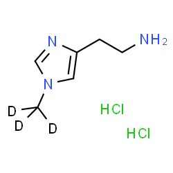ChemSpider 2D Image | N-TAU-METHYL-D3-HISTAMINE 2HCL | C6H10D3Cl2N3