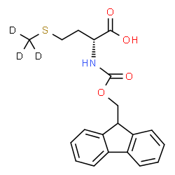 ChemSpider 2D Image | N-[(9H-Fluoren-9-ylmethoxy)carbonyl]-D-(~2~H_3_)methionine | C20H18D3NO4S