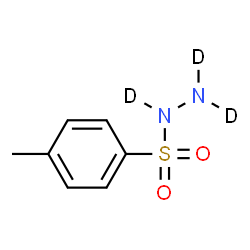 ChemSpider 2D Image | 4-Methylbenzene(~2~H_3_)sulfonohydrazide | C7H7D3N2O2S