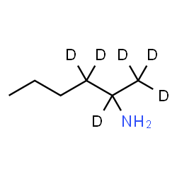 ChemSpider 2D Image | 2-(1,1,1,2,3,3-~2~H_6_)Hexanamine | C6H9D6N