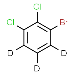 ChemSpider 2D Image | 1-Bromo-2,3-dichloro(~2~H_3_)benzene | C6D3BrCl2