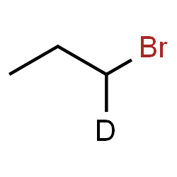 ChemSpider 2D Image | 1-Bromo(1-~2~H_1_)propane | C3H6DBr