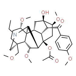 ChemSpider 2D Image | Bulleyaconitine A | C35H49NO9