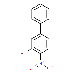 ChemSpider 2D Image | 3-Bromo-4-nitrobiphenyl | C12H8BrNO2
