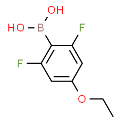 ChemSpider 2D Image | 4-Ethoxy-2,6-difluorophenylboronic acid | C8H9BF2O3