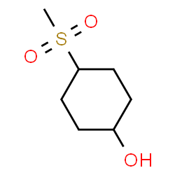 ChemSpider 2D Image | 4-(Methylsulfonyl)cyclohexanol | C7H14O3S
