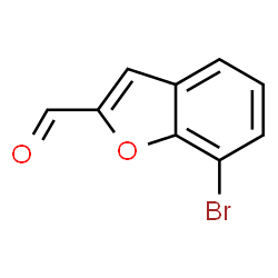 ChemSpider 2D Image | 7-Bromo-1-benzofuran-2-carbaldehyde | C9H5BrO2