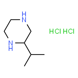 ChemSpider 2D Image | 2-Isopropylpiperazine dihydrochloride | C7H18Cl2N2