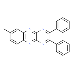 ChemSpider 2D Image | 7-Methyl-2,3-diphenylpyrazino[2,3-b]quinoxaline | C23H16N4