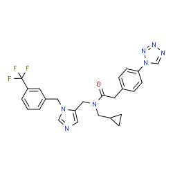 ChemSpider 2D Image | TCMDC-132461 | C25H24F3N7O