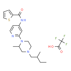 ChemSpider 2D Image | TCMDC-134995 | C22H29F3N4O3S
