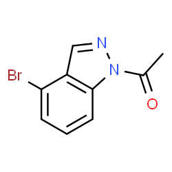 ChemSpider 2D Image | 1-(4-Bromo-1H-indazol-1-yl)ethanone | C9H7BrN2O