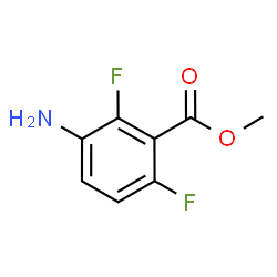ChemSpider 2D Image | Methyl 3-amino-2,6-difluorobenzoate | C8H7F2NO2