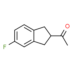 ChemSpider 2D Image | 1-(5-Fluoro-2,3-dihydro-1H-inden-2-yl)ethanone | C11H11FO