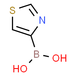 ChemSpider 2D Image | thiazol-4-ylboronic acid | C3H4BNO2S