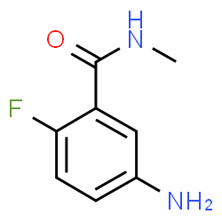 ChemSpider 2D Image | 5-Amino-2-fluoro-N-methylbenzamide | C8H9FN2O