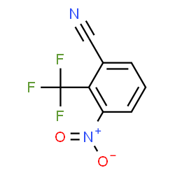 ChemSpider 2D Image | 3-Nitro-2-(trifluoromethyl)benzonitrile | C8H3F3N2O2