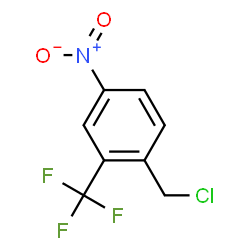 ChemSpider 2D Image | 1-(Chloromethyl)-4-nitro-2-(trifluoromethyl)benzene | C8H5ClF3NO2