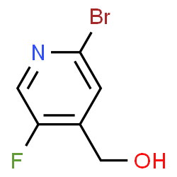 ChemSpider 2D Image | (2-Bromo-5-fluoro-4-pyridinyl)methanol | C6H5BrFNO