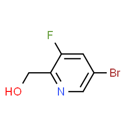 ChemSpider 2D Image | (5-Bromo-3-fluoro-2-pyridinyl)methanol | C6H5BrFNO