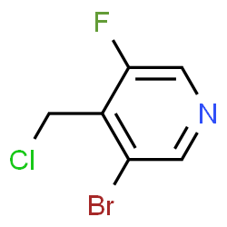 ChemSpider 2D Image | 3-Bromo-4-(chloromethyl)-5-fluoropyridine | C6H4BrClFN